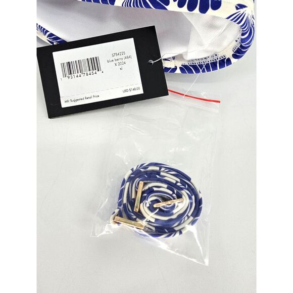 Kate Spade NY Shells Two Piece Bandeau and Bikini Set XL/L - Picture 15 of 16